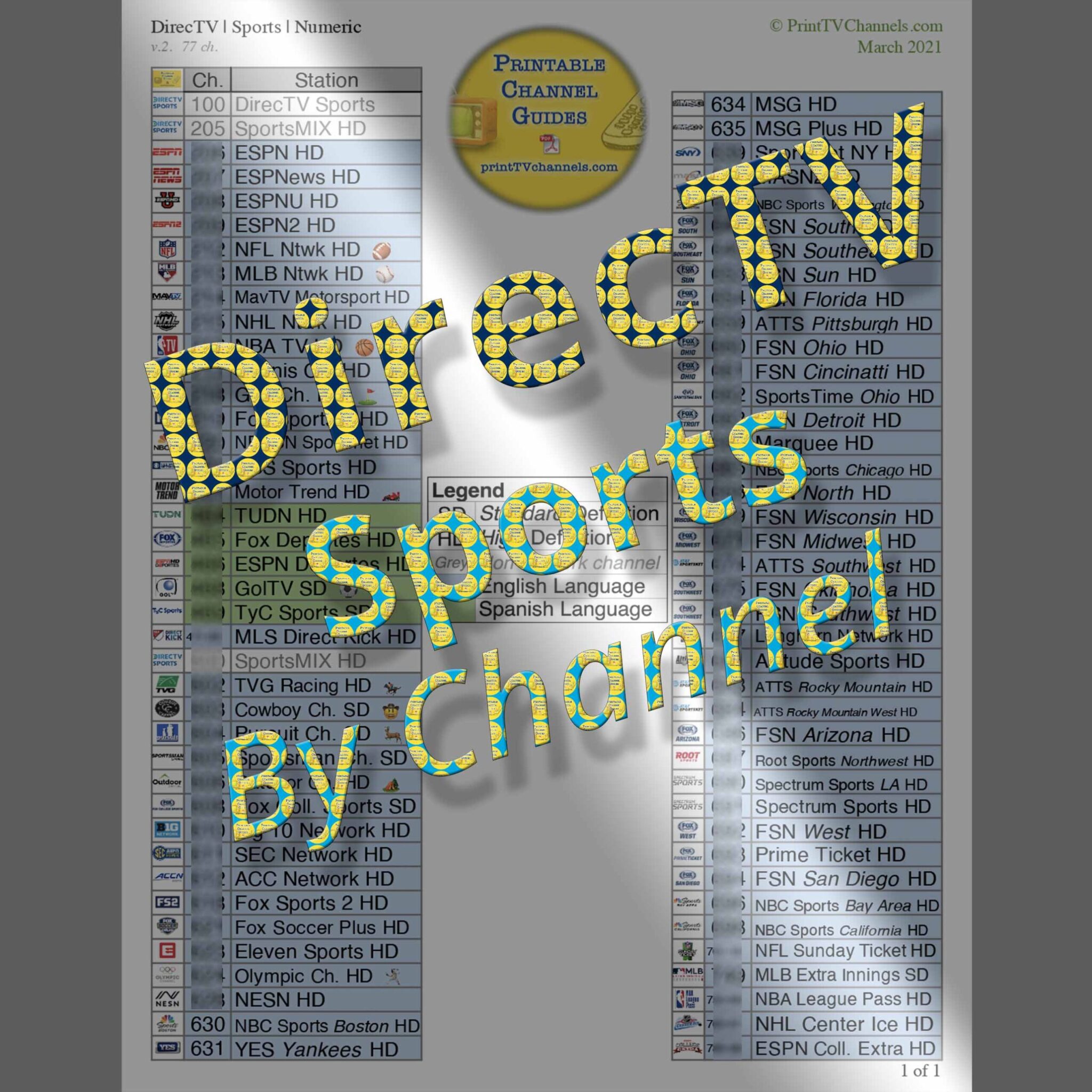 CBS Sports Network on DIRECTV: Channel Guide and Complete Information