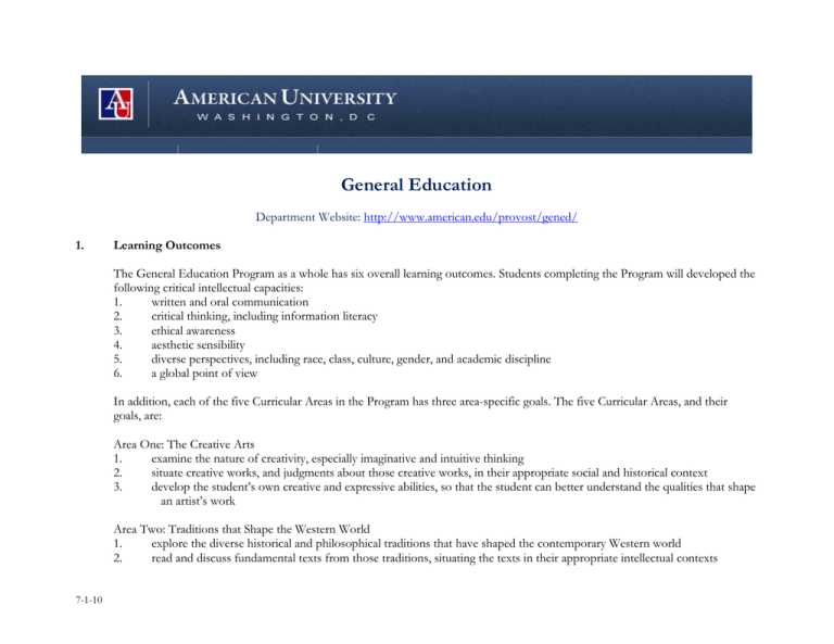 General Education Policy: Understanding Key Principles and Practices